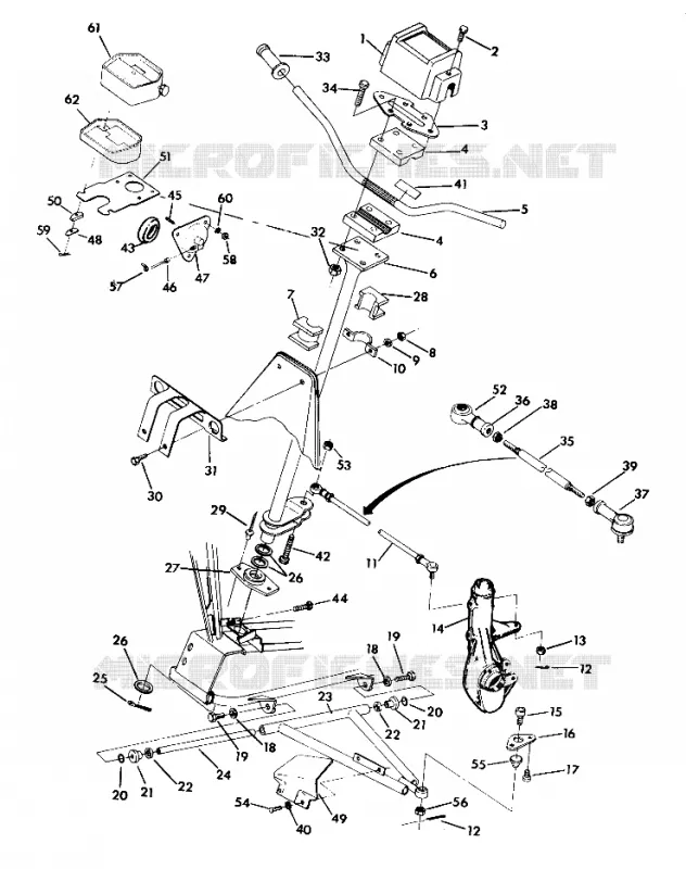 STEERING ASSEMBLY 350 4X4