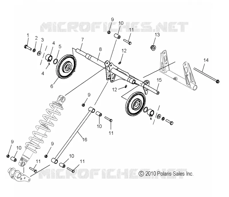 REAR SUSPENSION TORQUE ARM (155 INCH)