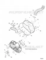 DRIVE TRAIN, CLUTCH COVER AND DUCTING