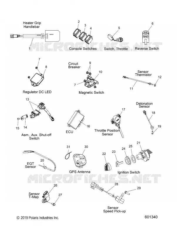 ELECTRICAL, SWITCHES, SENSORS AND COMPONENTS