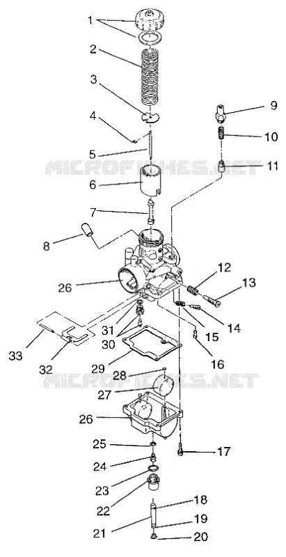 CARBURETOR LITE 0973433 AND LITE DELUXE 0973431 (4938273827C006)