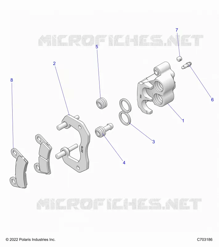 BRAKES, REAR CALIPER