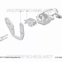 REAR BRAKE CALIPER