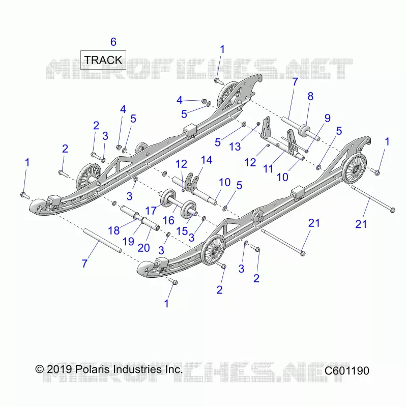 REAR SUSPENSION AND TRACK