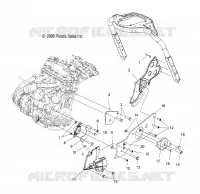 ENGINE, MOUNTING LH