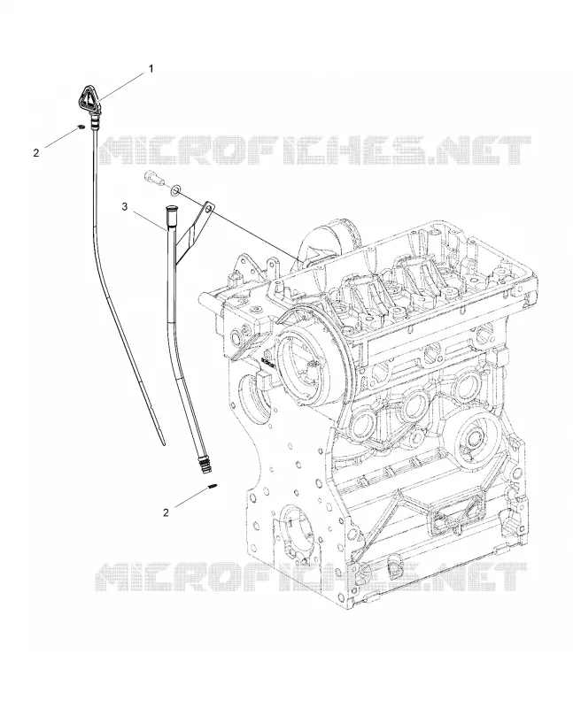 OIL DIPSTICK AND GUARD