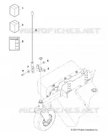 MOWER ROD INDICATOR PARTS