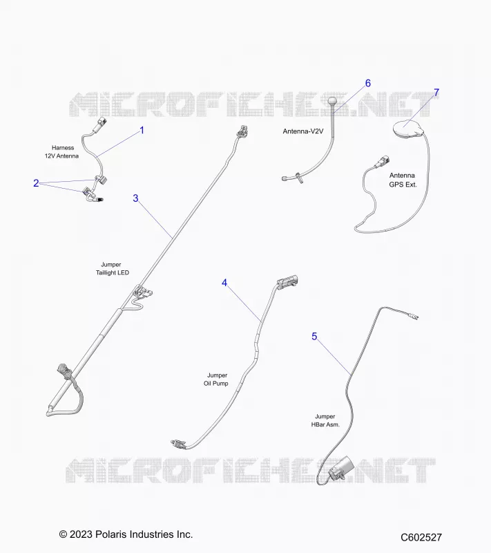 ELECTRICAL, JUMPER WIRES/ANTENNAS/HARNESS