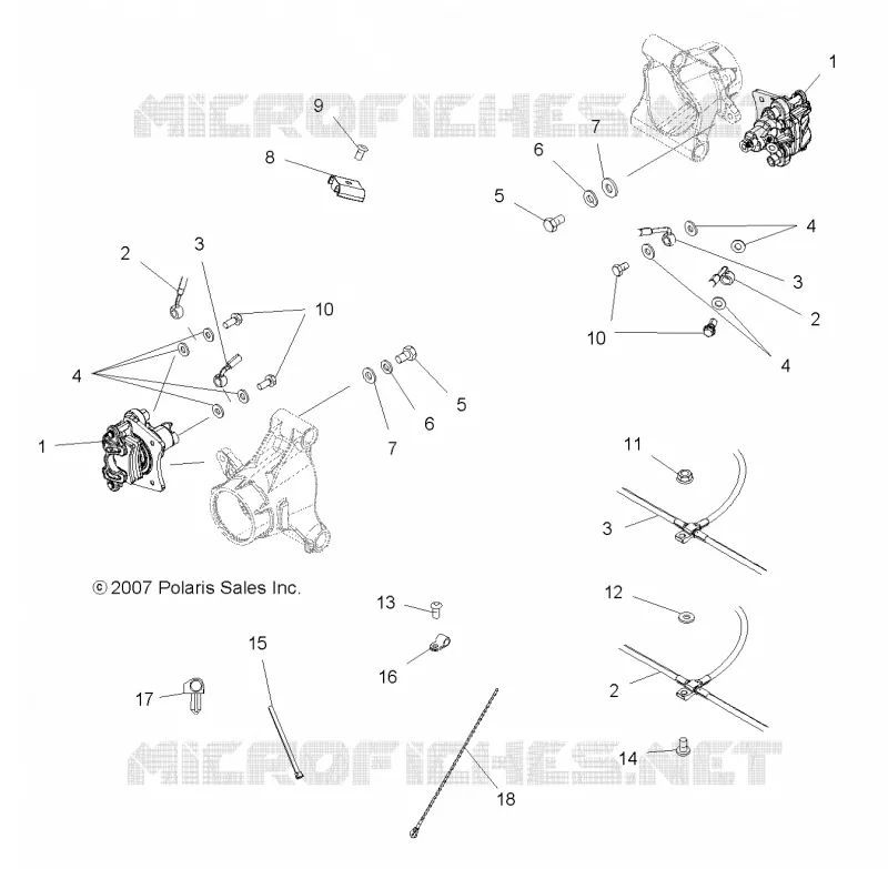 REAR BRAKE BRAKE LINES