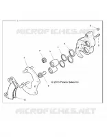 REAR BRAKE CALIPER