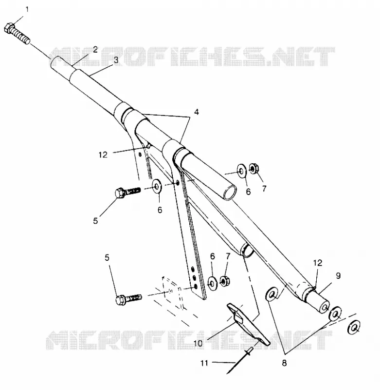 FRONT TORQUE ARM CLASSIC 0963865 (4935383538B012)