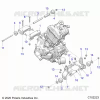 ENGINE, MOUNTING