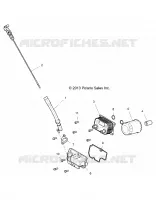ENGINE, DIPSTICK AND OIL FILTER