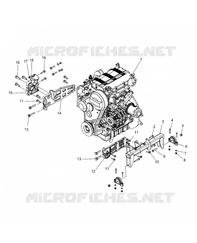 ENGINE, MOUNTING