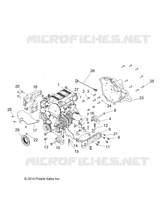 ENGINE, MOUNTING