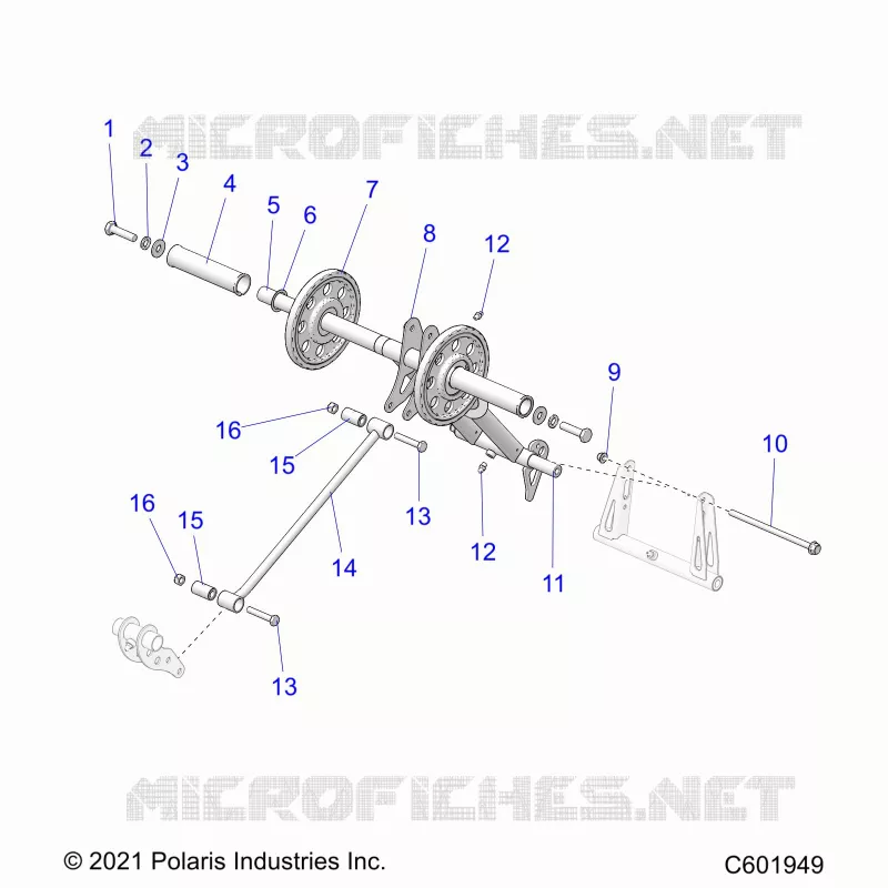 SUSPENSION, REAR TORQUE ARM