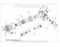 DRIVE TRAIN, FRONT GEARCASE INTERNALS