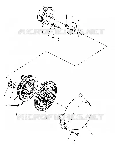 RECOIL STARTER (600 AND 600 LE) (4910941094042A)