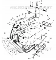 COOLING SYSTEM 500 EFI 0963774 AND EUROPEAN 500 EFI E963774 (4936183618B007)
