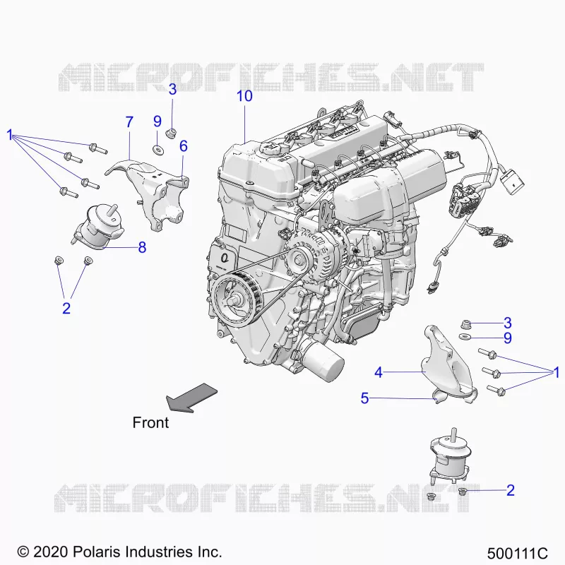 ENGINE, MOUNTING