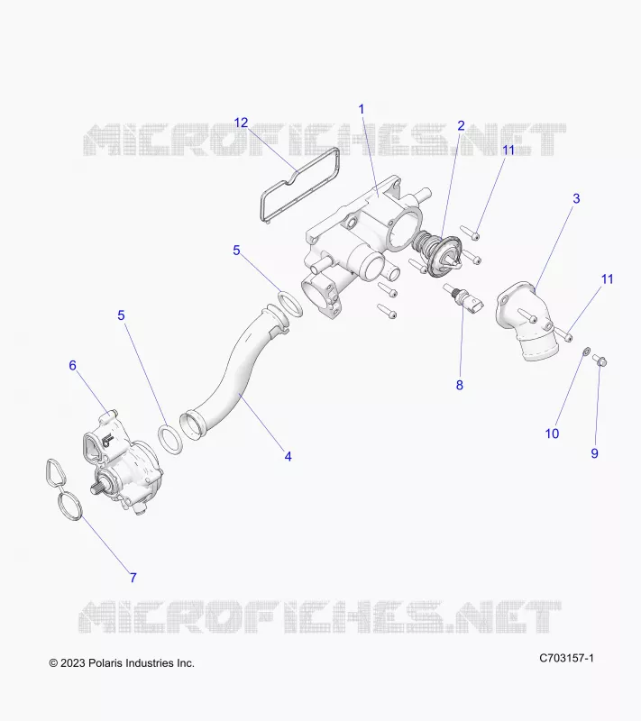 ENGINE, WATERPUMP AND RELATED