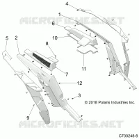 REAR FENDERS AND BEZELS- Z20N4E99AC/AL/AN/BC/BL/BN/M99AL/K99AF/AK/BF/BK (C700248-8)