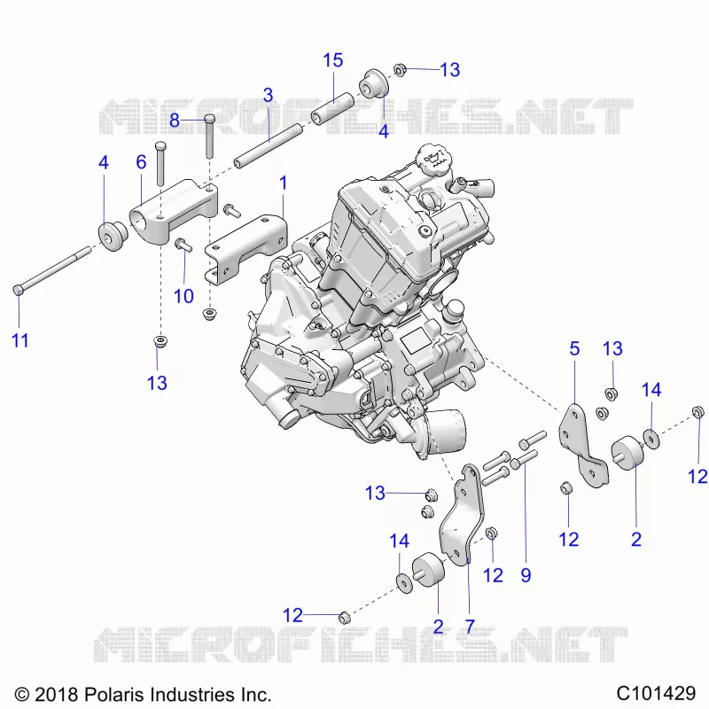 ENGINE, MOUNTING
