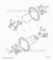 SUSPENSION, REAR CARRIER AND HUB -Z24NEF99AR/AM/BR/BM (C750160)