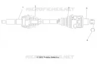 DRIVE TRAIN, REAR DRIVE SHAFT
