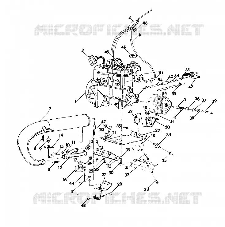 ENGINE MOUNTING 500 AND 500 CLASSIC (4921252125037A)