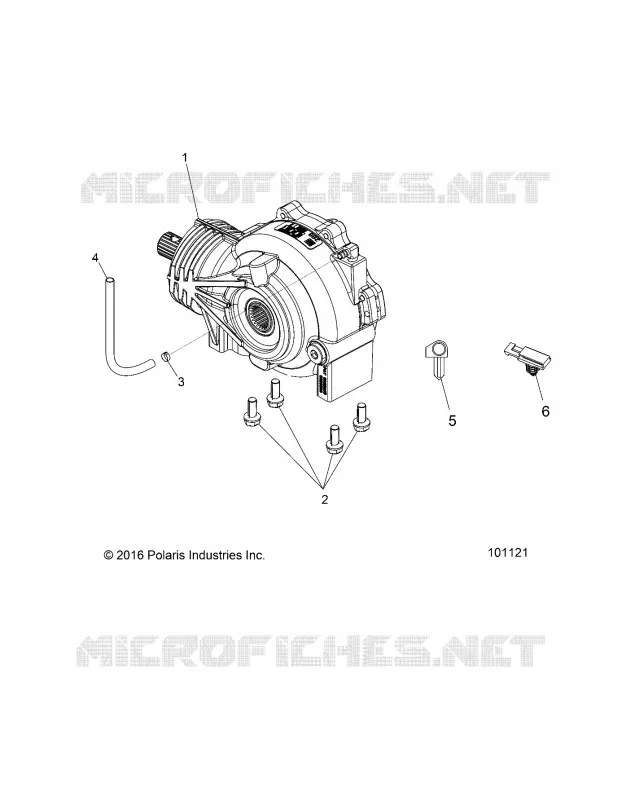 DRIVE TRAIN, FRONT GEARCASE MOUNTING- A17DAA50A7 (101121)