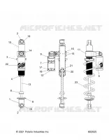 SUSPENSION, REAR SHOCK TRACK, VELOCITY