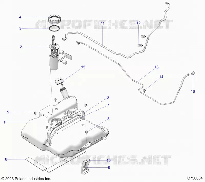 FUEL SYSTEM, FUEL TANK ASM.