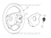STEERING WHEEL, 4 SPOKE
