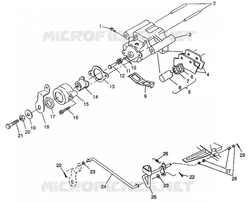 REAR BRAKE XPRESS 300 W97CA28C AND  XPRESS 400L W97CA38C (4939603960C010)