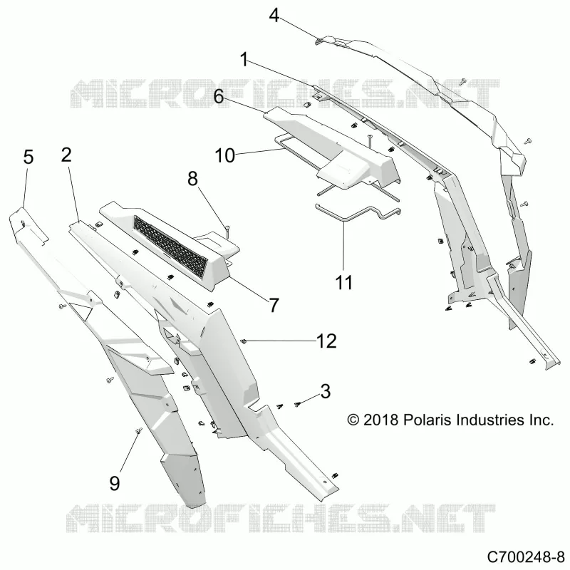 REAR BODYWORK FENDERS AND BEZELS