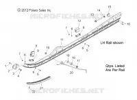 SUSPENSION, RAIL MOUNTING, (LE 155 INCH)