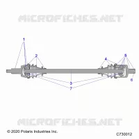 DRIVE TRAIN, HALF SHAFT, FRONT