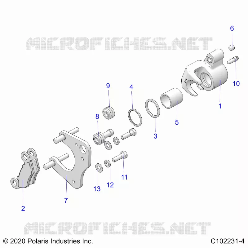 FRONT BRAKE CALIPER