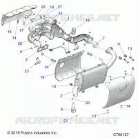 ENGINE, EXHAUST SYSTEM