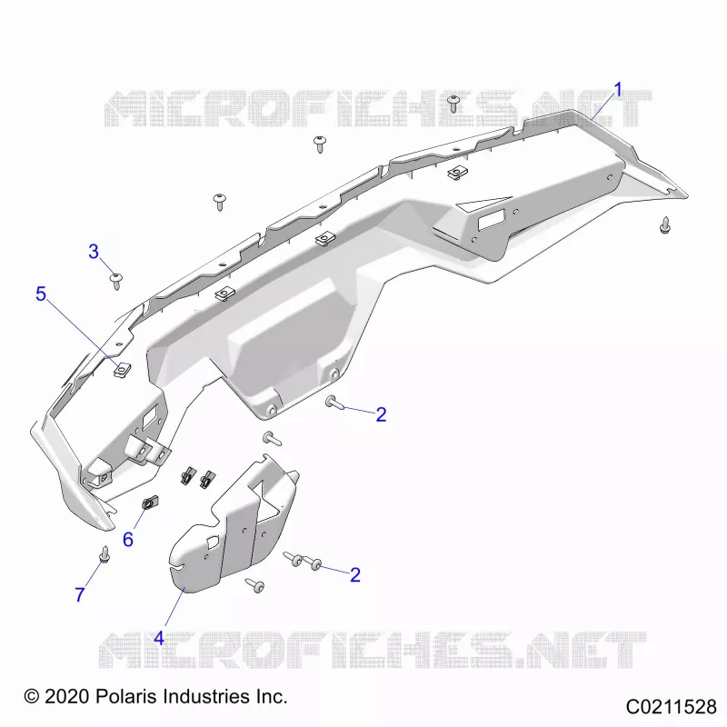 REAR BODYWORK BUMPER