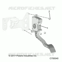 ENGINE, THROTTLE PEDAL
