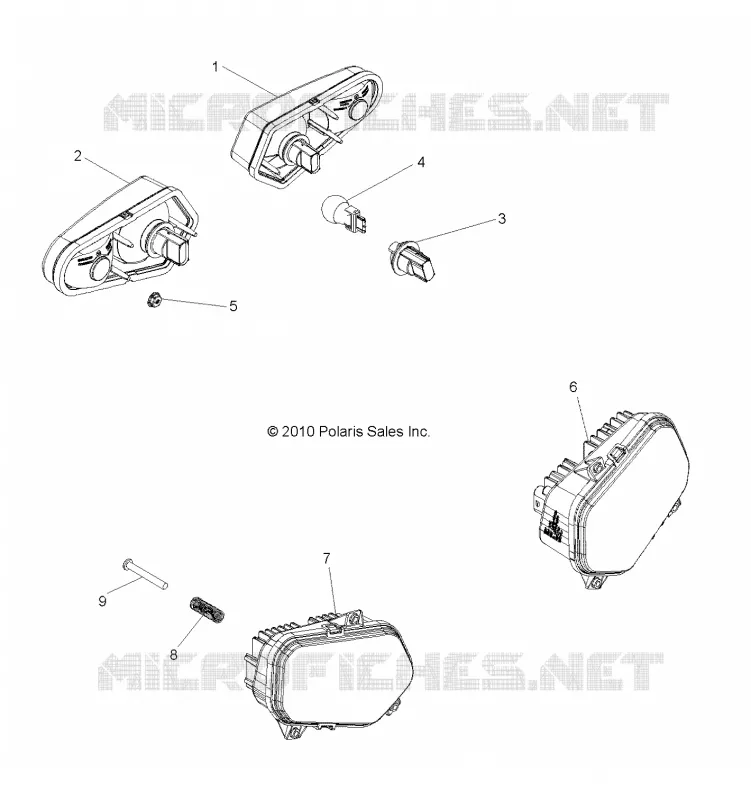 HEADLIGHTS, TAILLIGHTS AND BULBS