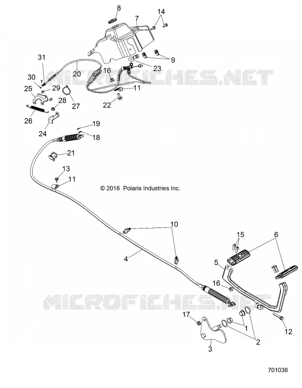 DRIVE TRAIN, THROTTLE PEDAL
