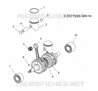 PISTON   CRANKSHAFT (SPECIAL 08 BUILD)