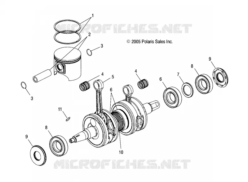 PISTON   CRANKSHAFT