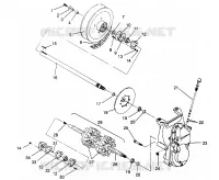 DRIVE TRAIN CLASSIC TOURING 0963365 AND EUROPEAN CLASSIC TOURING E963365 (4933623362B010)