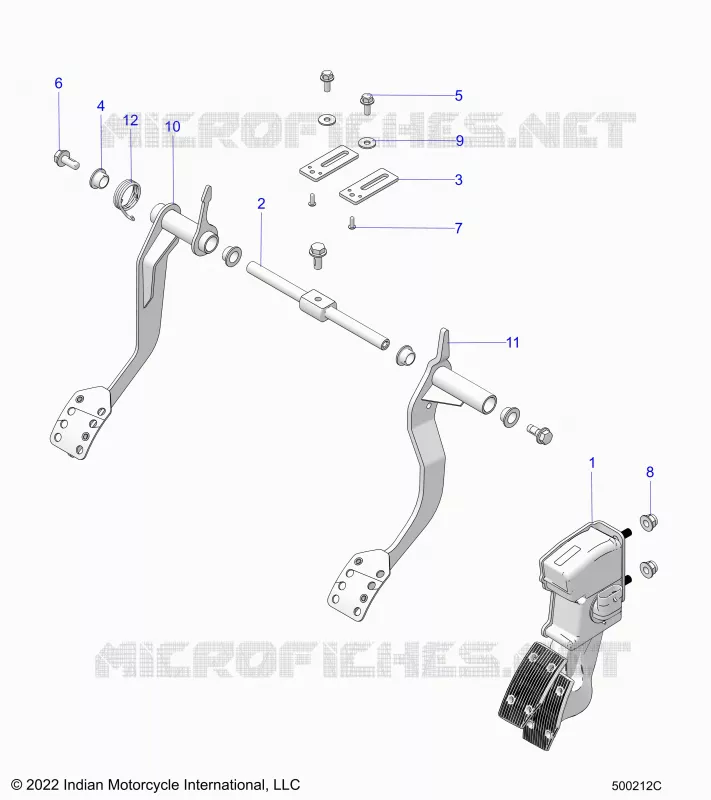 CONTROLS, FOOT CONTROLS MANUAL