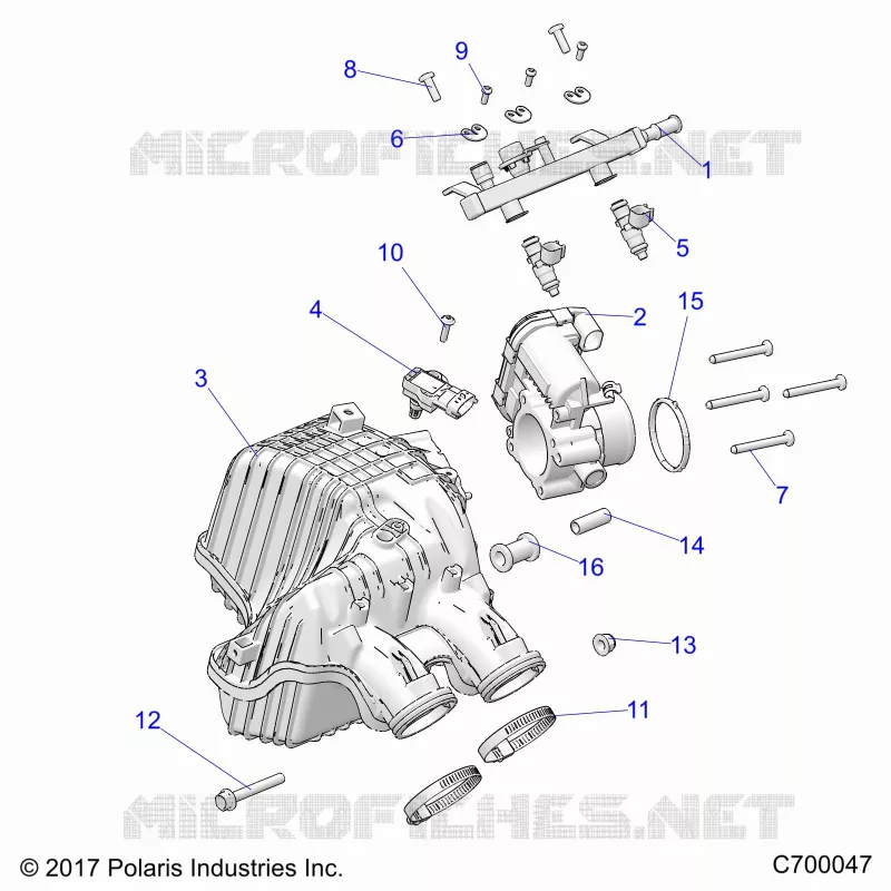 ENGINE, AIR INTAKE MANIFOLD