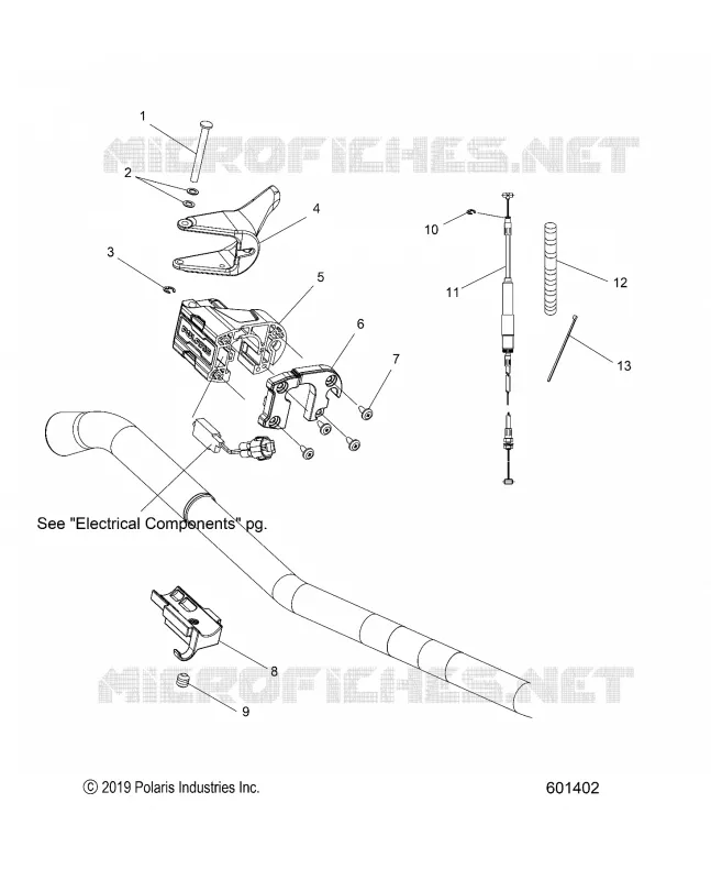 ENGINE, THROTTLE  CONTROL ASM.